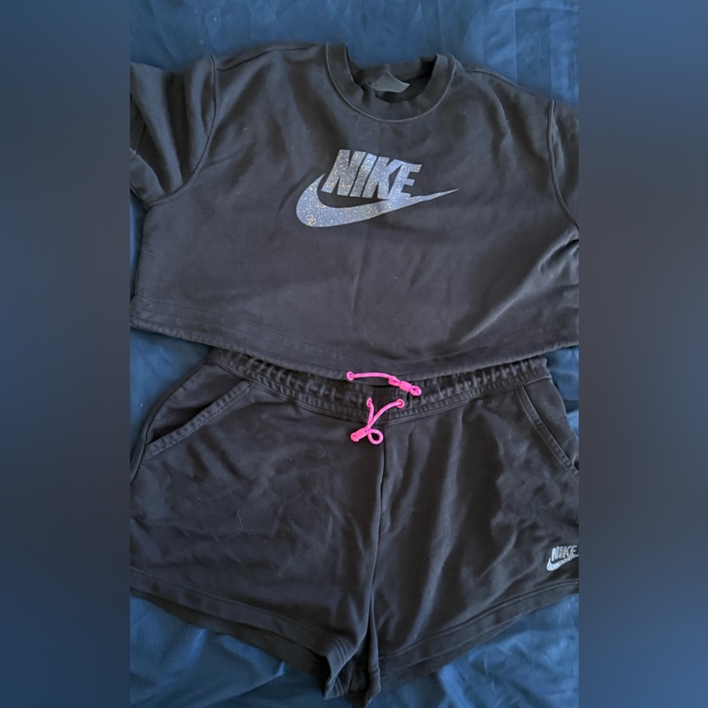 Nike Crop Top +  Short Sets